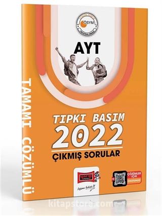 Yargı Yayınları 2023 AYT Tıpkı Basım 2022 Çıkmış Sorular