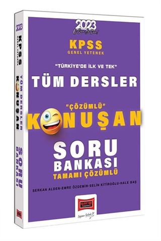 Yargı Yayınları 2023 KPSS Genel Yetenek Tüm Dersler Tamamı Çözümlü Konuşan Soru Bankası