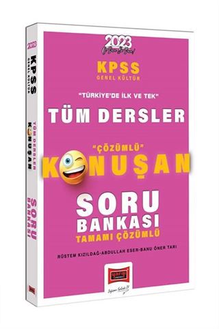 Yargı Yayınları 2023 KPSS Genel Kültür Tüm Dersler Tamamı Çözümlü Konuşan Soru Bankası