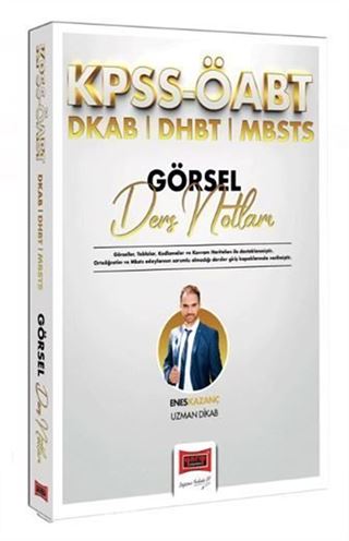 Yargı Yayınları 2023 ÖABT DKAB-DHBT-MBSTS Görsel Ders Notları