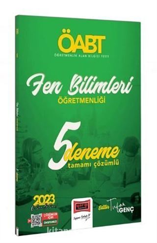 Yargı Yayınları 2023 ÖABT Fen Bilgisi Öğretmenliği Tamamı Çözümlü 5 Deneme
