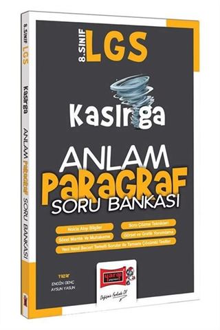 Yargı Yayınları 8. Sınıf LGS Kasırga Anlam Paragraf Soru Bankası