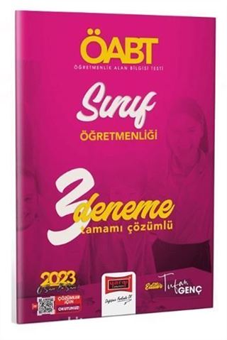 Yargı Yayınları 2023 ÖABT Sınıf Öğretmenliği Tamamı Çözümlü 3 Deneme