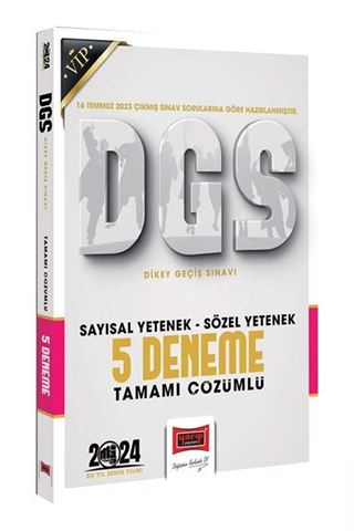 2024 DGS Sözel Sayısal Bölüm Tamamı Çözümlü 5 Deneme