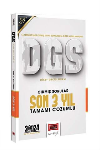2024 DGS Çıkmış Sorular Tamamı Çözümlü Son 3 Yıl (16 Temmuz 2023 Sınavı Dahil)
