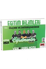 KPSS Eğitim Bilimleri Ölçme ve Değerlendirme Öğretmenler Ekibi Video Ders Notları
