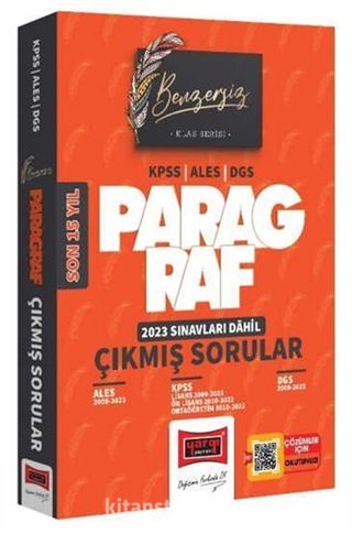 2024 Benzersiz Paragraf KPSS-ALES-DGS Son 15 Yıl Çıkmış Sınav Soruları