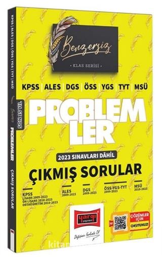 2024 KPSS ALES DGS ÖSS YGS TYT MSÜ Benzersiz Problemler Son 15 Yıl Çıkmış Sorular (2023 Sınavları Dahil)