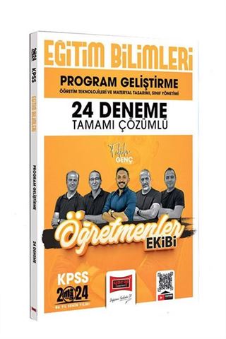 2024 KPSS Eğitim Bilimleri Öğretmenler Ekibi Program Geliştirme Tamamı Çözümlü 24 Deneme