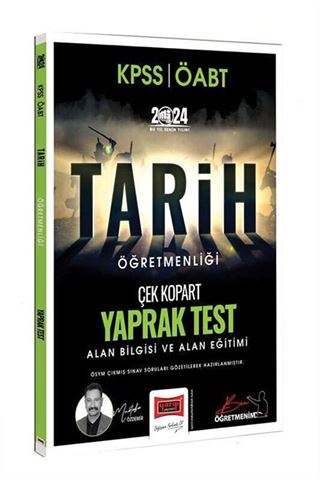 2024 ÖABT Tarih Öğretmenliği Yaprak Test