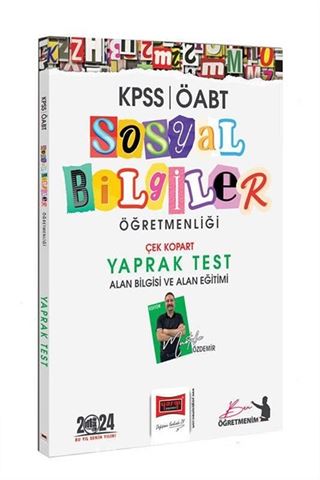 2024 ÖABT Sosyal Bilgiler Öğretmenliği Yaprak Test (Alan Bilgisi ve Alan Eğitimi)