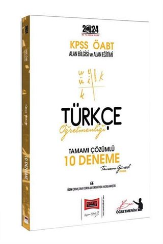 2024 ÖABT Türkçe Öğretmenliği Tamamı Çözümlü 10 Deneme Sınavı