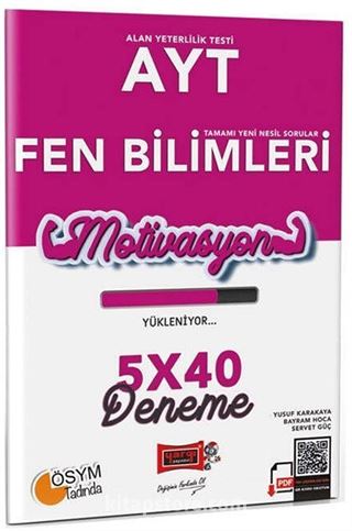 Yargı Yayınları AYT Fen Bilimleri 5x40 Deneme