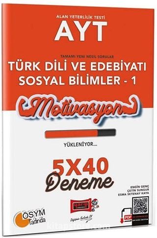 Yargı Yayınları AYT Türk Dili ve Edebiyatı Sosyal Bilimler - 1 5x40 Deneme