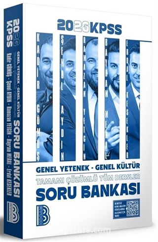 2026 KPSS Tüm Dersler Tamamı Çözümlü Soru Bankası