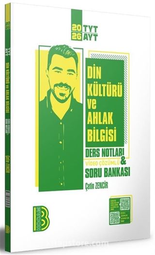 TYT-AYT Din Kültürü ve Ahlak Bilgisi Ders Notları ve Tamamı Video Çözümlü Soru Bankası