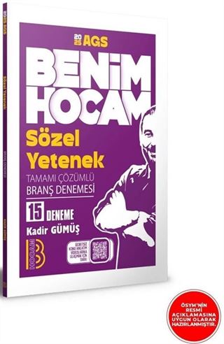 2025 AGS Sözel Yetenek Tamamı Çözümlü 15 Branş Deneme