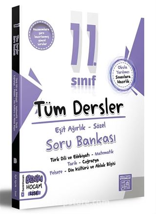 11. Sınıf Eşit Ağırlık - Sözel Tüm Dersler Soru Bankası