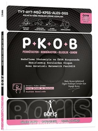 Permütasyon Kombinasyon Olasılık Binom Matematik Fasikülleri