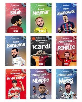 Futbolun Yıldızları Seti (9 Kitap)