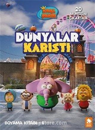 Kral Şakir Dünyalar Karıştı Boyama Kitabı 4