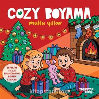 Cozy Boyama / Mutlu Yıllar (Boya - Kopart - As Boyama Kitapları)