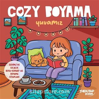 Cozy Boyama / Yuvamız (Boya - Kopart - As Boyama Kitapları)