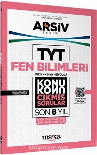 TYT Fen Bilimleri Konu Konu Son 8 Yıl Çıkmış Sorular