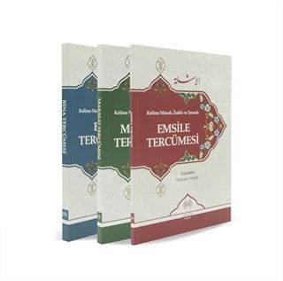 Kelime Manalı İzahlı ve Şemalı Emsile Bina Maksud Tercümesi (3 Cilt Takım)