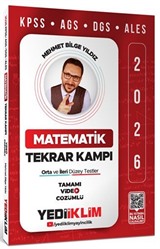2026 KPSS AGS DGS ALES Matematik Tamamı Video Çözümlü Tekrar Kampı