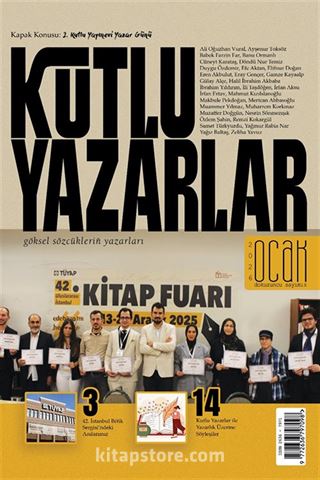 Kutlu Yazarlar Sayı: 9 Göksel Sözcüklerin Yazarları 2026/1