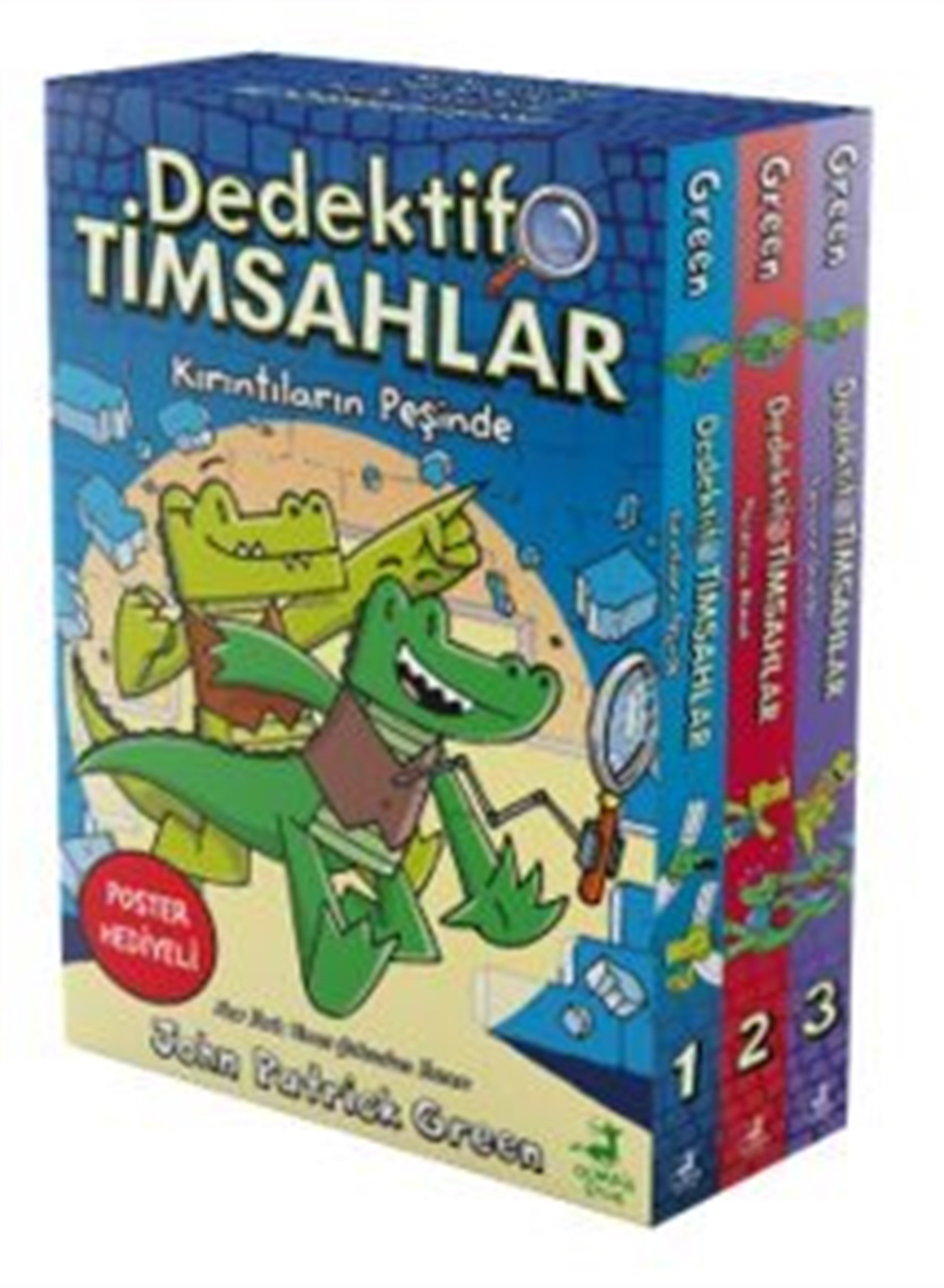 Dedektif Timsahlar 3 Kitaplık Kutulu Set (1-2-3)