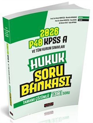 P48 KPSS A Grubu Hukuk Tamamı Çözümlü Soru Bankası
