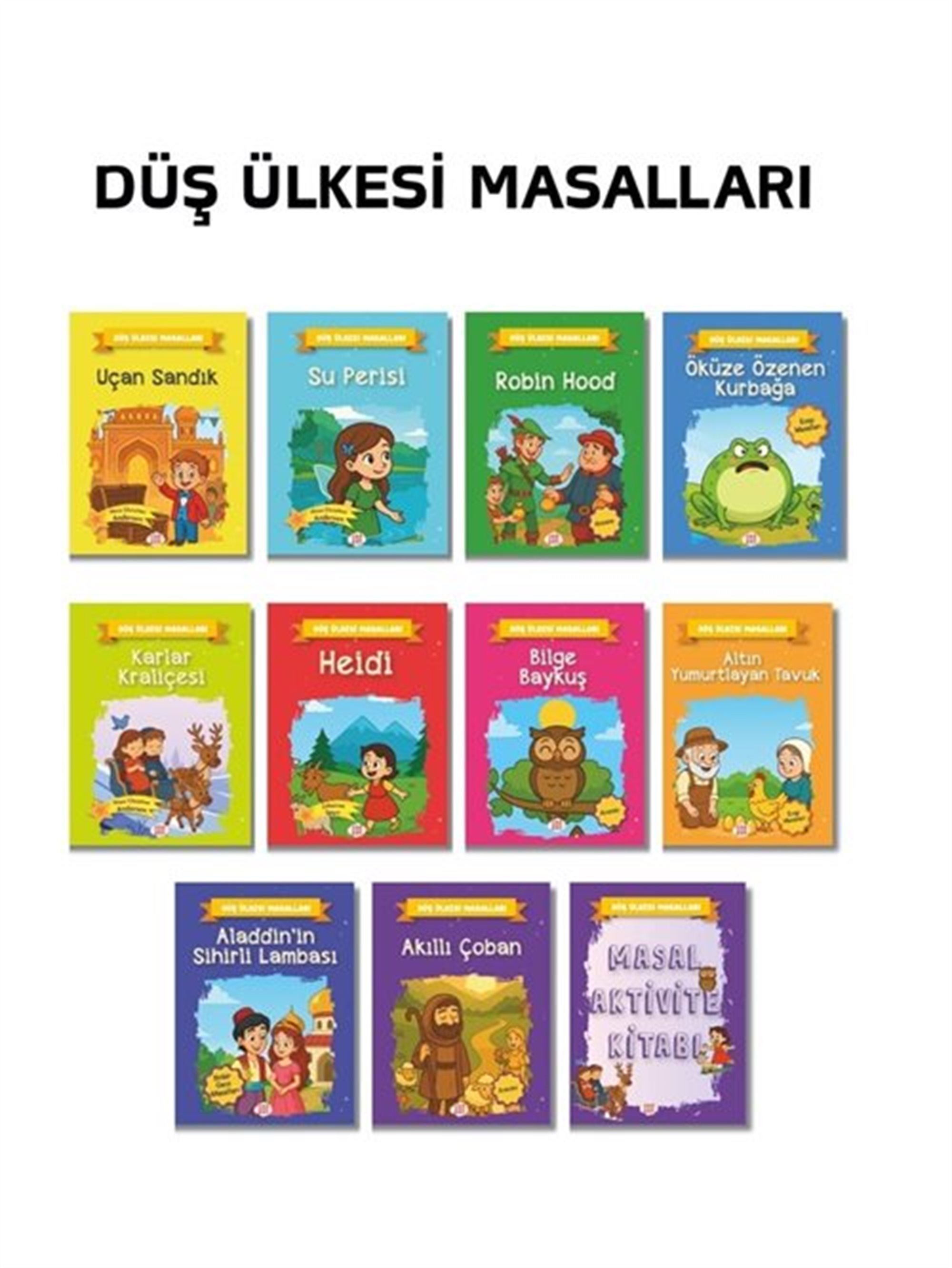 Düş Ülkesi Masalları Seti (10 Kitap +1 Aktivite Takım)