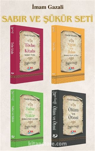 İmam Gazali - Sabır ve Şükür Seti (4 Kitap Set)