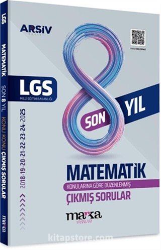 LGS Matematik Konu Konu Çıkmış Sorular Son 8 Yıl