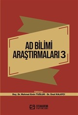 Ad Bilimi Araştırmaları 3