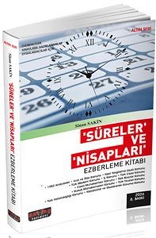 Süreler ve Nisapları Ezberleme Kitabı