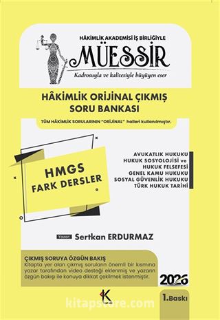 Müessir HMGS Fark Dersler Çıkmış Soru Bankası