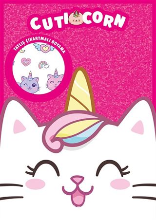 Cuticorn / Çıkartmalı Boyama Kitabı