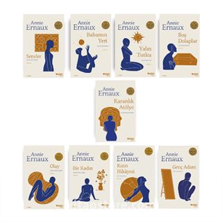 Annie Ernaux Seti (9 Kitap)