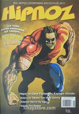 Hipnoz Aylık Çizgi Roman Dergisi Sayı: 8 Kahraman Korkmaz
