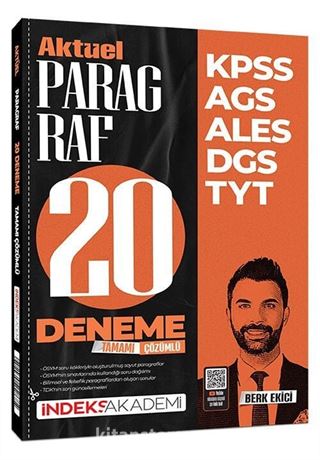 KPSS MEB-AGS ALES DGS TYT Aktüel Paragraf 20 Deneme Çözümlü