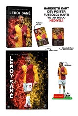 Leroy Sane / Sahanın Yıldızları - 3D Biblo, Hareketli Kart, Dev Poster ve Futbolcu Kartı Hediyeli!