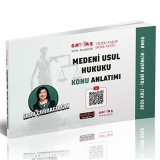 Adli-İdari Hakimlik HMGS Medeni Usul Hukuku Konu Anlatımı
