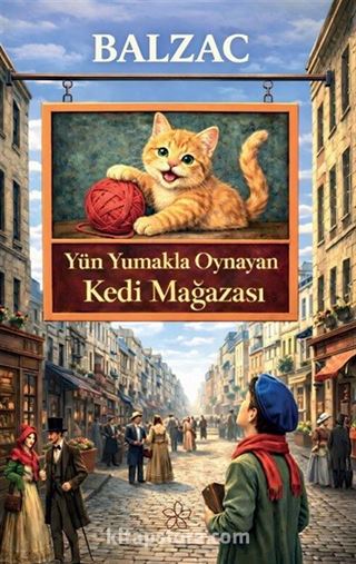 Yün Yumakla Oynayan Kedi Mağazası