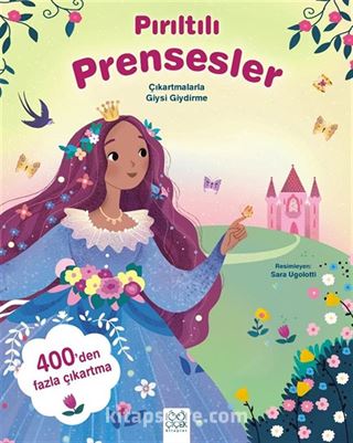 Pırıltılı Prensesler / Çıkartmalarla Giysi Giydirme