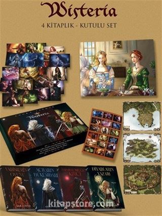 Wisteria Serisi 4 Kitap (Hediyeli Kutu)