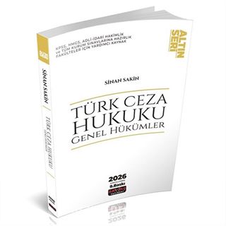 Türk Ceza Hukuku Genel Hükümler Konu Anlatımı