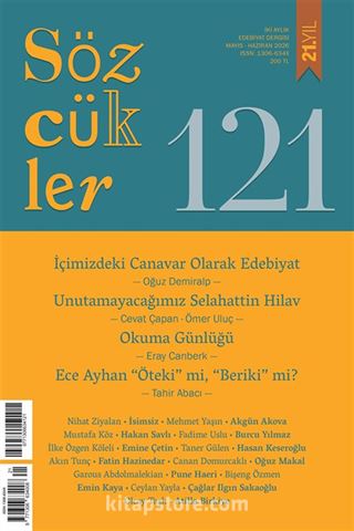 Sözcükler Dergisi 121. Sayı Mayıs-Haziran 2026